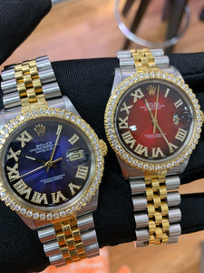 36mm Rolex Datejust Watch with two-tone Jubilee Bracelet(various color dials)