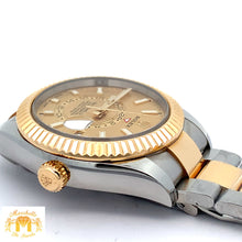 Load image into Gallery viewer, 42mm Rolex Sky-Dweller Watch with Two-Tone Oyster Bracelet (fluted bezel, Rolex papers)