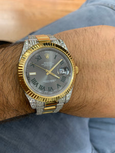 41mm Rolex Datejust Watch with Two-tone Oyster Band (Model number: 116333)