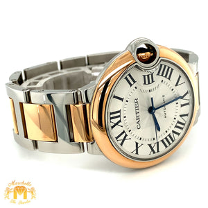 Full factory 36mm 18k Rose Gold Cartier Watch