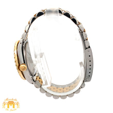 Load image into Gallery viewer, 31mm Rolex Watch with Two-Tone Jubilee Diamond Bracelet (custom diamond bezel)