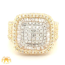 Load image into Gallery viewer, 3.51ct Diamonds 14k Gold Men`s Dome shaped Ring (choose your color)