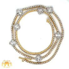 Load image into Gallery viewer, Tennis Chain and Bracelet Set, Round Diamonds