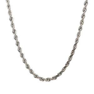 14k white gold Rope chain