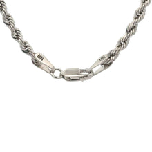 Load image into Gallery viewer, 14k white gold Rope chain