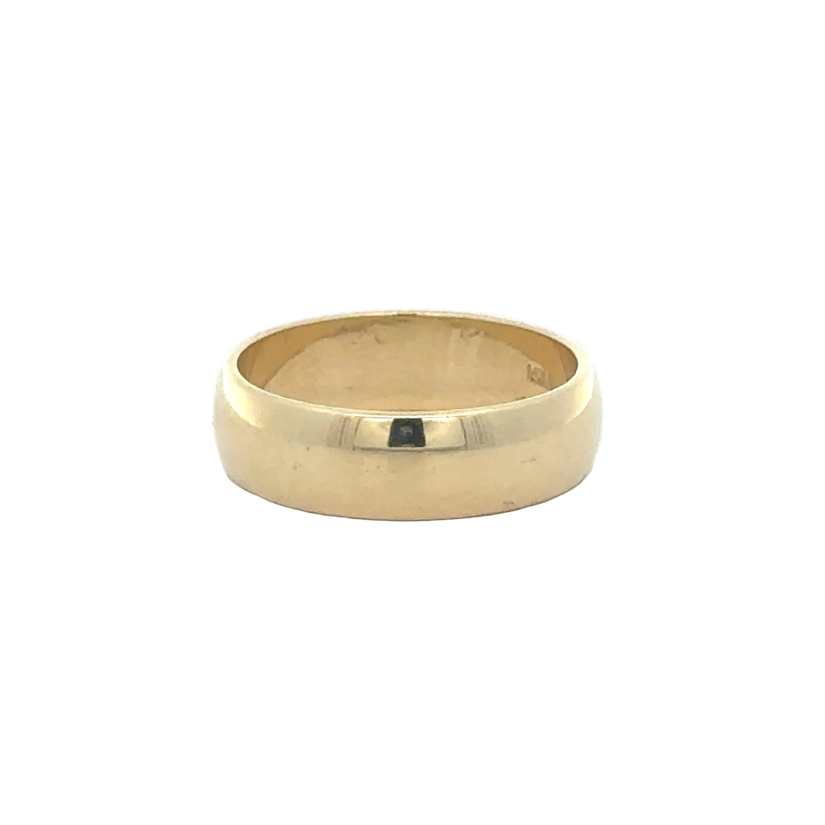 14k Yellow Gold Wedding band