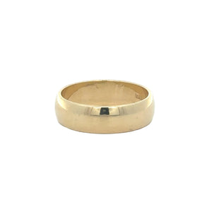 14k Yellow Gold Wedding band