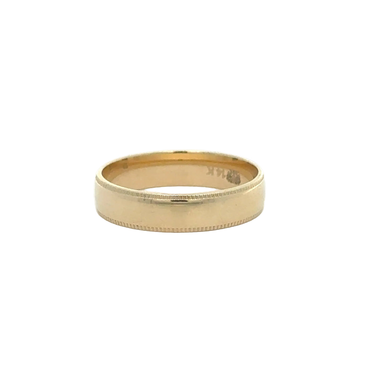 14k Yellow Gold Wedding Band