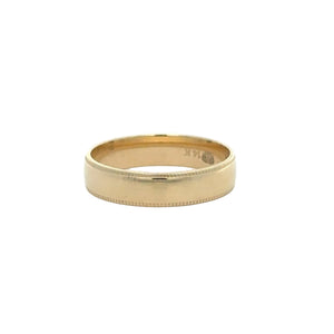 14k Yellow Gold Wedding Band