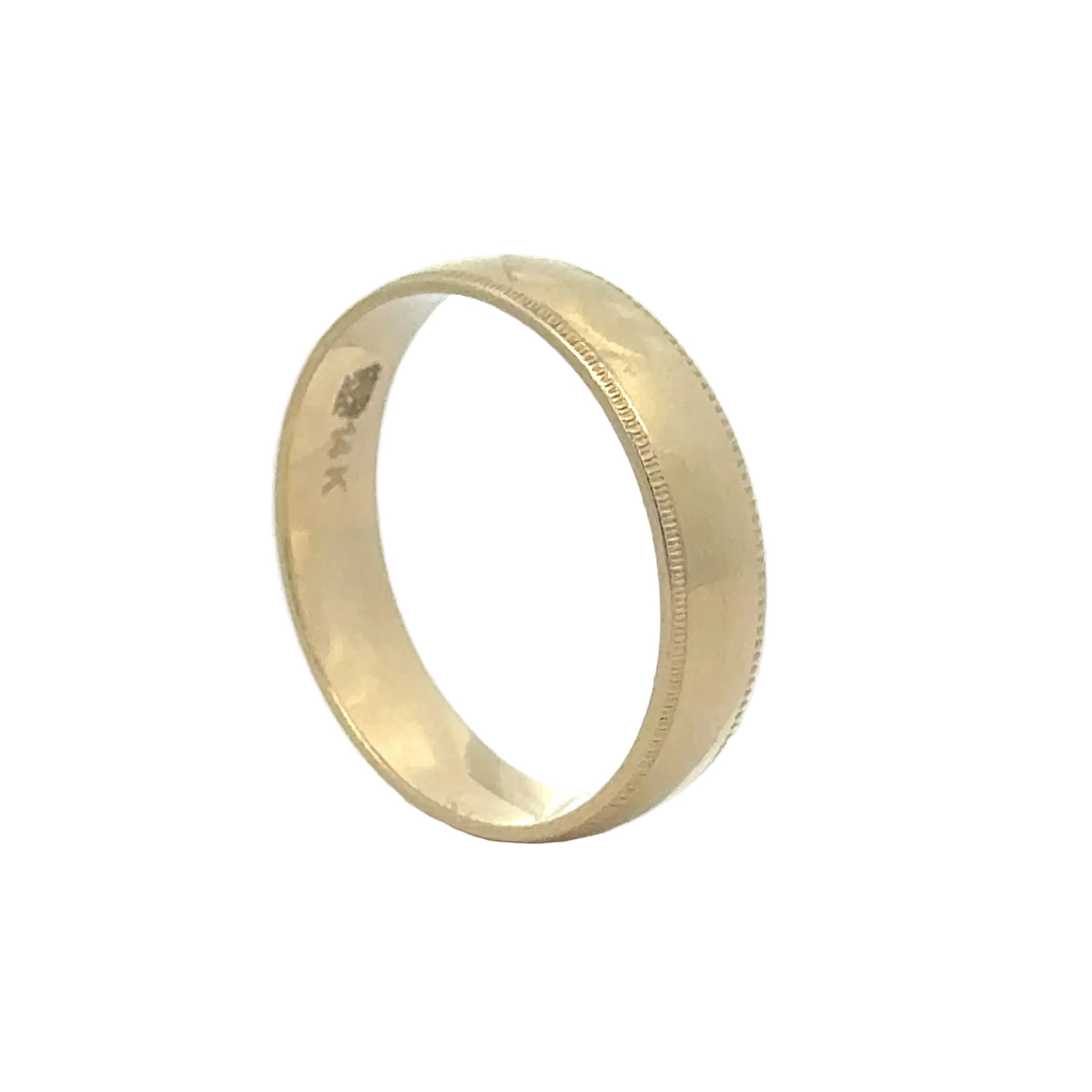 14k Yellow Gold Wedding Band