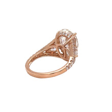 Load image into Gallery viewer, 14k Rose gold and lab Engagement ring