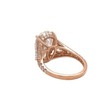 Load image into Gallery viewer, 14k Rose gold and lab Engagement ring