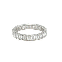 Load image into Gallery viewer, 14k white gold and lab diamonds ring