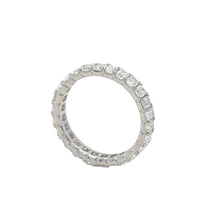 Load image into Gallery viewer, 14k white gold and lab diamonds ring