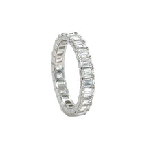 Load image into Gallery viewer, 14k white gold and lab diamonds ring