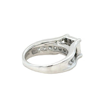 Load image into Gallery viewer, 14k Yellow Gold &amp; Multi-stone cluster diamond Ring with channel-set accent diamonds.