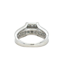Load image into Gallery viewer, 14k Yellow Gold &amp; Multi-stone cluster diamond Ring with channel-set accent diamonds.