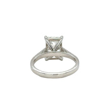 Load image into Gallery viewer, 14k white gold and lab diamond engagement ring.