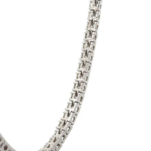 Load image into Gallery viewer, 14k white gold and diamonds tennis chain.