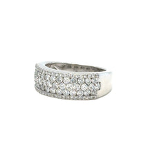 Load image into Gallery viewer, 14k Gold Unisex Diamond Band (5 rows of diamonds)