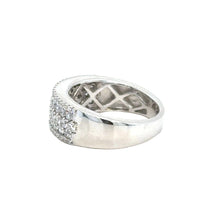 Load image into Gallery viewer, 14k Gold Unisex Diamond Band (5 rows of diamonds)