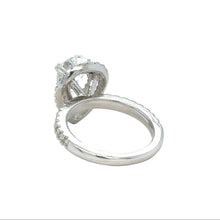 Load image into Gallery viewer, 18K White Gold Lab Diamond Pear Shape Engagement Ring