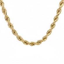 Load image into Gallery viewer, 14k Yellow Gold Rope Chain.