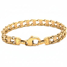 Load image into Gallery viewer, 14k Yellow Gold fancy link bracelet