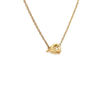 Load image into Gallery viewer, 14k Yellow Gold and Lab Diamond Pear-shaped Necklace