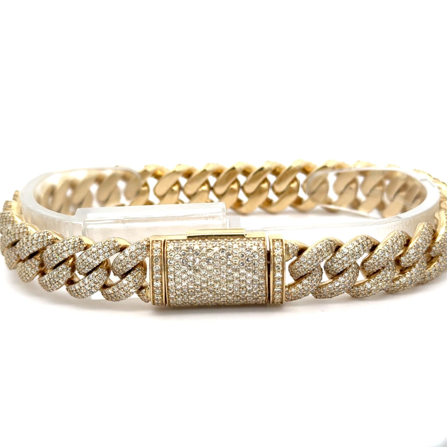 7.51ct diamonds Gold Cuban Bracelet (choose your color) (BLACK FRIDAY SPECIAL)