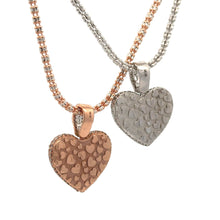 Load image into Gallery viewer, 14k gold and diamond Heart Pendant and Gold Ice Link chain (VALENTINE`S DAY SPECIAL) (choose your color)