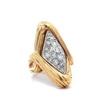 Load image into Gallery viewer, 14k yellow gold and diamond Ring (LIMITED EDITION ANIQUE PIECE)