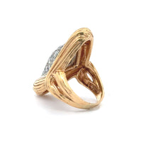 Load image into Gallery viewer, 14k yellow gold and diamond Ring (LIMITED EDITION ANIQUE PIECE)