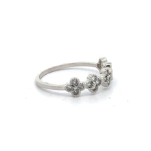 Load image into Gallery viewer, 14k white gold and diamond Band