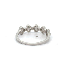 Load image into Gallery viewer, 14k white gold and diamond Band