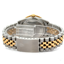 Load image into Gallery viewer, 36mm Rolex Watch with two-tone jubilee band + Gold and Diamond Clover Bracelet + Earrings