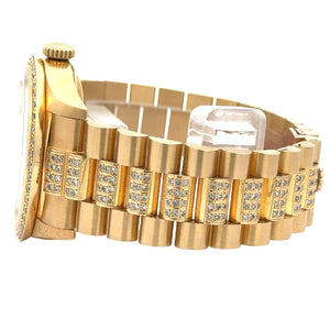 36mm Rolex Presidential Watch 18k gold Day-Date