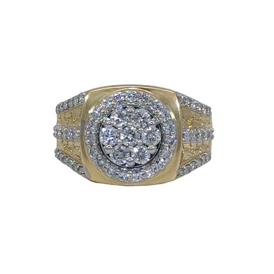 Gold and Diamond Men's Ring