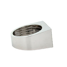 Load image into Gallery viewer, Silver and Diamond  Men`s Ring with round diamonds (choose your style)