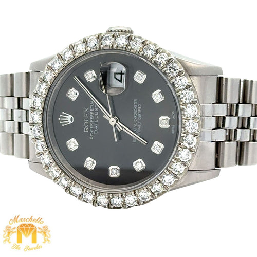 36mm Rolex Watch with stainless steel jubilee band