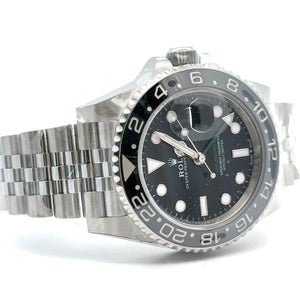 Model # 126710GRNR 40mm Rolex GMT-Master II 'Bruce Wayne' Watch with stainless steel jubilee band (Rolex original card)