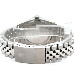 34mm Rolex Watch with Stainless Steel Jubilee Band