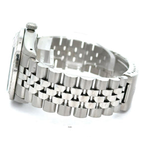 34mm Rolex Watch with Stainless Steel Jubilee Band