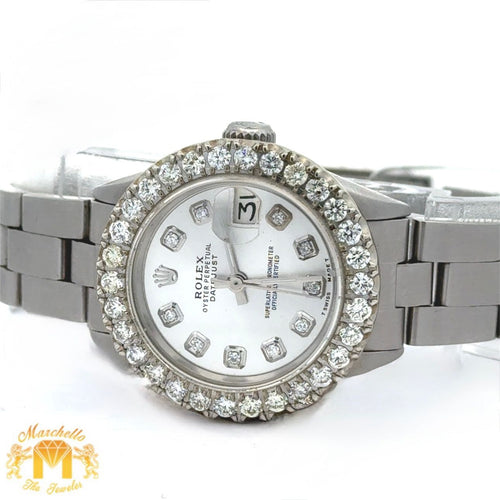 26mm Rolex Ladies` Watch with Stainless steel oyster band