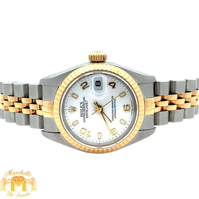 Model #69173  26mm Rolex Datejust Watch with two-tone jubilee band