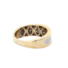 Load image into Gallery viewer, 14k yellow gold and diamond Men`s Band
