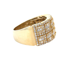 Load image into Gallery viewer, 14k yellow gold and diamond Men`s Band