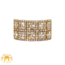 Load image into Gallery viewer, 14k yellow gold and diamond Men`s Band