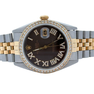 36mm Rolex Watch with  Two-Tone Jubilee Band + 10k two-tone gold and diamond Bracelet (Father`s Day Special)