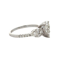 Load image into Gallery viewer, 18k white gold and diamond Ladies` Fancy Ring